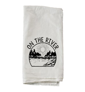 On The River Scenery Towel